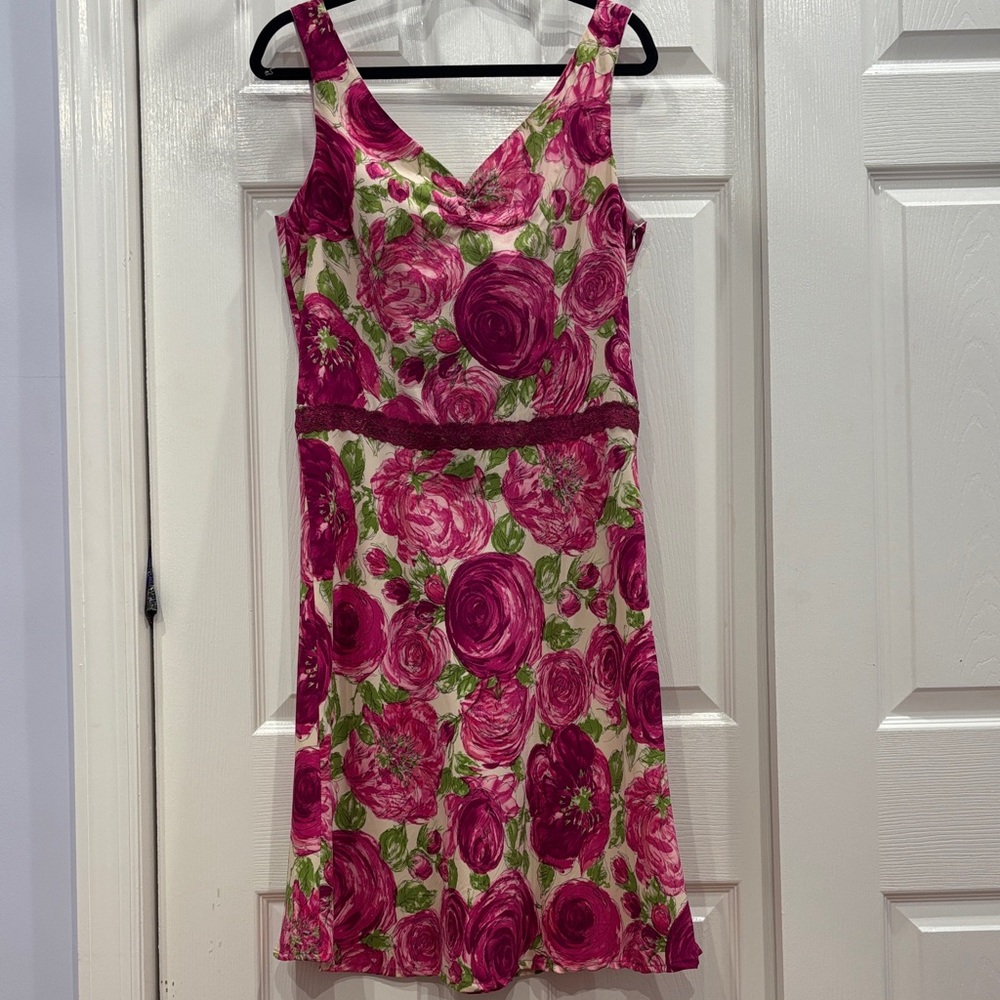 Tessuto Vibrant Floral Sleeveless Dress